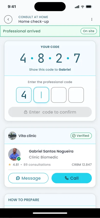 Token 2 empty state, waiting for both codes